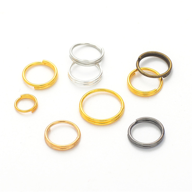 Iron Double Circle Open Ring Buckle Handmade Diy Material Bracelet Necklace Mobile Phone