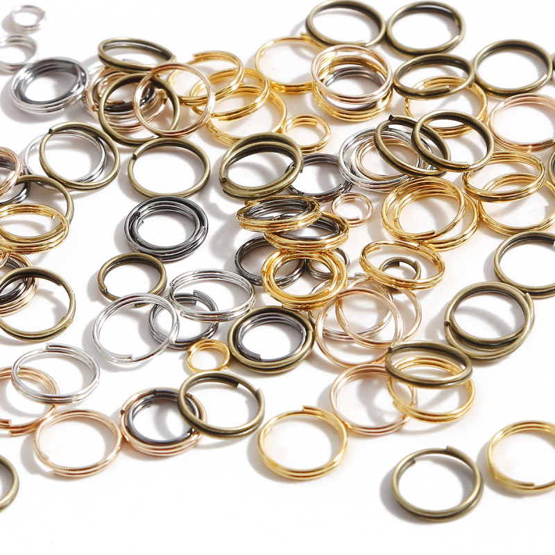 Iron Double Circle Open Ring Buckle Handmade Diy Material Bracelet Necklace Mobile Phone