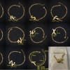 New Pendant Fashion Bracelet English Letter Couple Female European and American Bestie