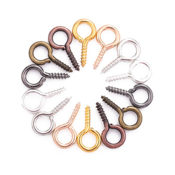 Sheep's Eye Screws, Sheep's Horn Round Head Hanging Rings, Self-tapping Thread Nails