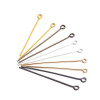 Handmade Beaded Iron 9-character Needle Diy Homemade Earrings Accessories Materials