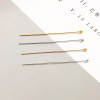 Diy Handmade Jewelry Ball Head Needle Round Earrings Accessories Materials 200 Pieces