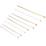 Diy Handmade Jewelry Ball Head Needle Round Earrings Accessories Materials 200 Pieces