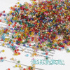 Silver Filled Series Glass Rice Beads Wedding Bracelet Beading Material Handmade Diy