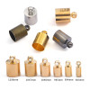 3-8mm Copper Round Weight Pendant Clock Tassel Hat Diy Jewelry Leather Rope Connection
