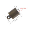 3-8mm Copper Round Weight Pendant Clock Tassel Hat Diy Jewelry Leather Rope Connection
