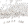 Diy Beading Materials Early Education Acrylic Alphabet Beads English Flat Square Round