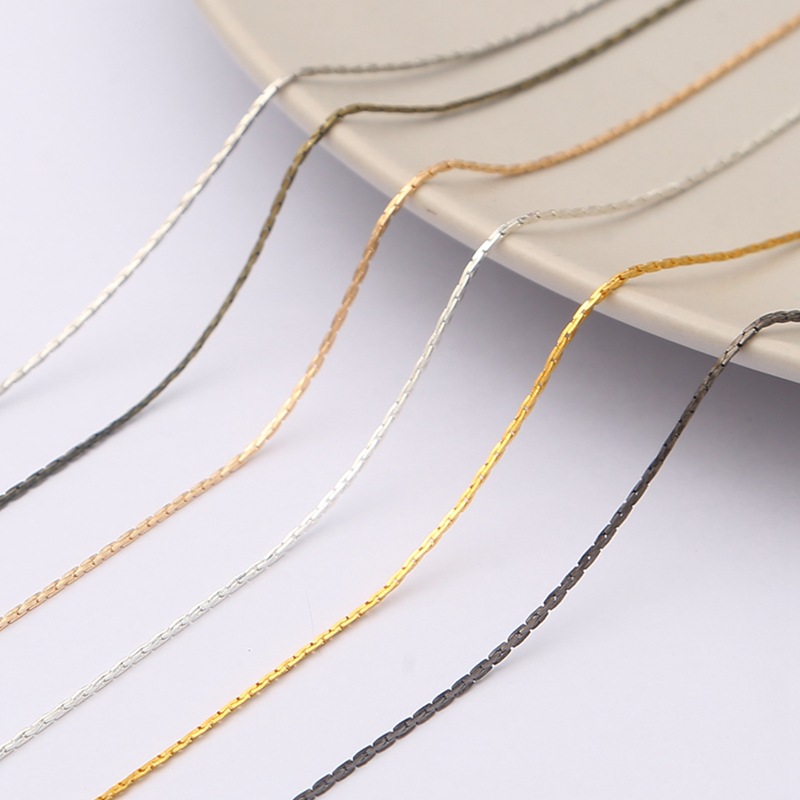 Copper Snake Bone Chain, Gold Wire Clavicle Handmade Diy Step Hairpin Tassel Material