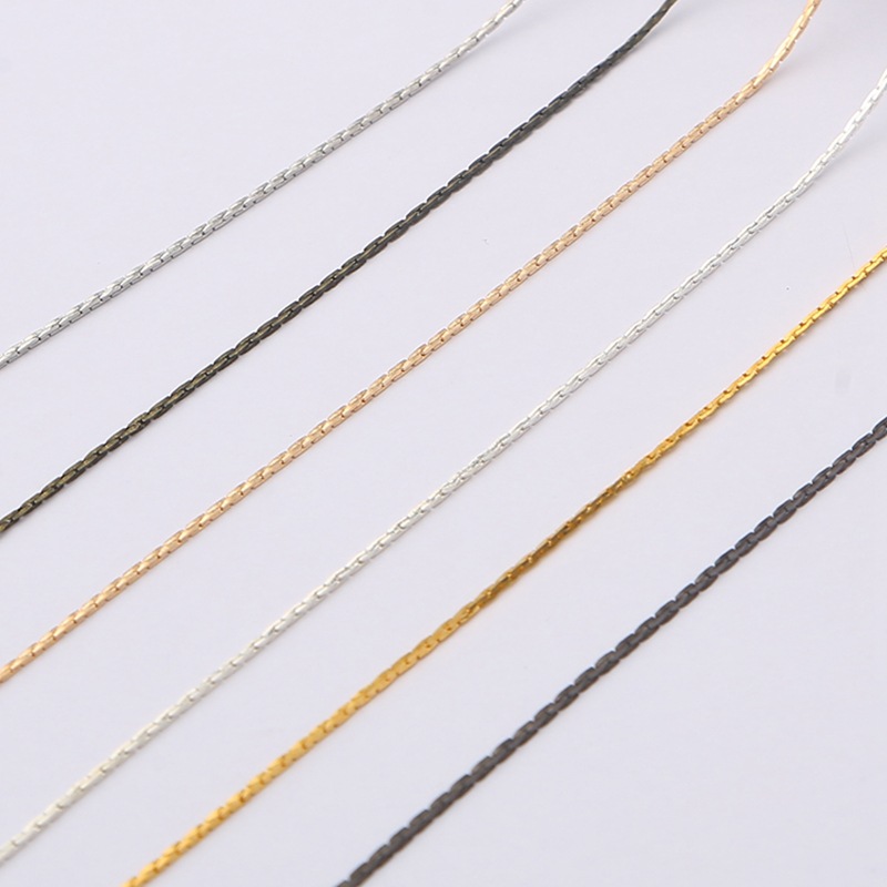 Copper Snake Bone Chain, Gold Wire Clavicle Handmade Diy Step Hairpin Tassel Material