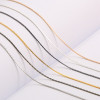 Copper Snake Bone Chain, Gold Wire Clavicle Handmade Diy Step Hairpin Tassel Material