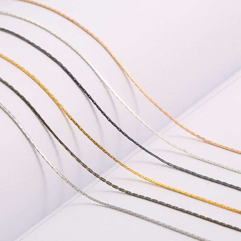 Copper Snake Bone Chain, Gold Wire Clavicle Handmade Diy Step Hairpin Tassel Material