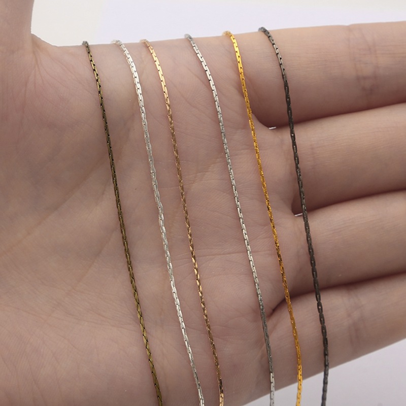 Copper Snake Bone Chain, Gold Wire Clavicle Handmade Diy Step Hairpin Tassel Material