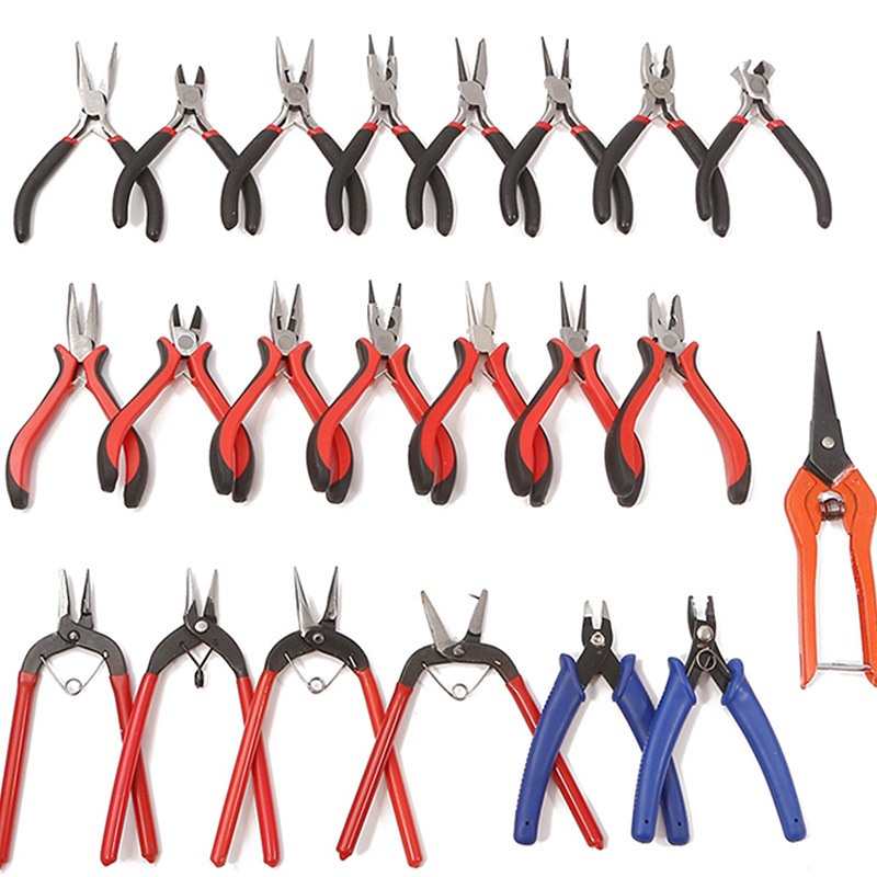 Multifunctional Diy Handmade Pliers Vise Oblique Nose Sharp Scissors Mini Jewelry Tools