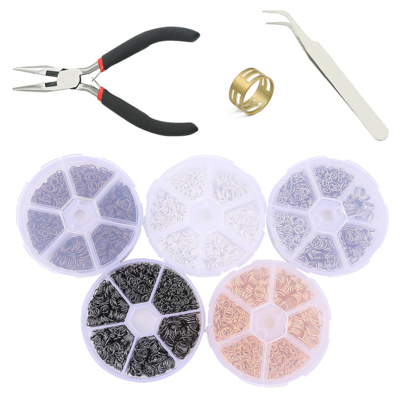 Diy Jewelry Accessories Materials for Making 6 Box Boxed Alloy Single Circle Lobster