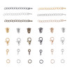 Diy Jewelry Accessories Materials for Making 6 Box Boxed Alloy Single Circle Lobster