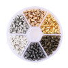 Diy Jewelry Accessories Materials for Making 6 Box Boxed Alloy Single Circle Lobster