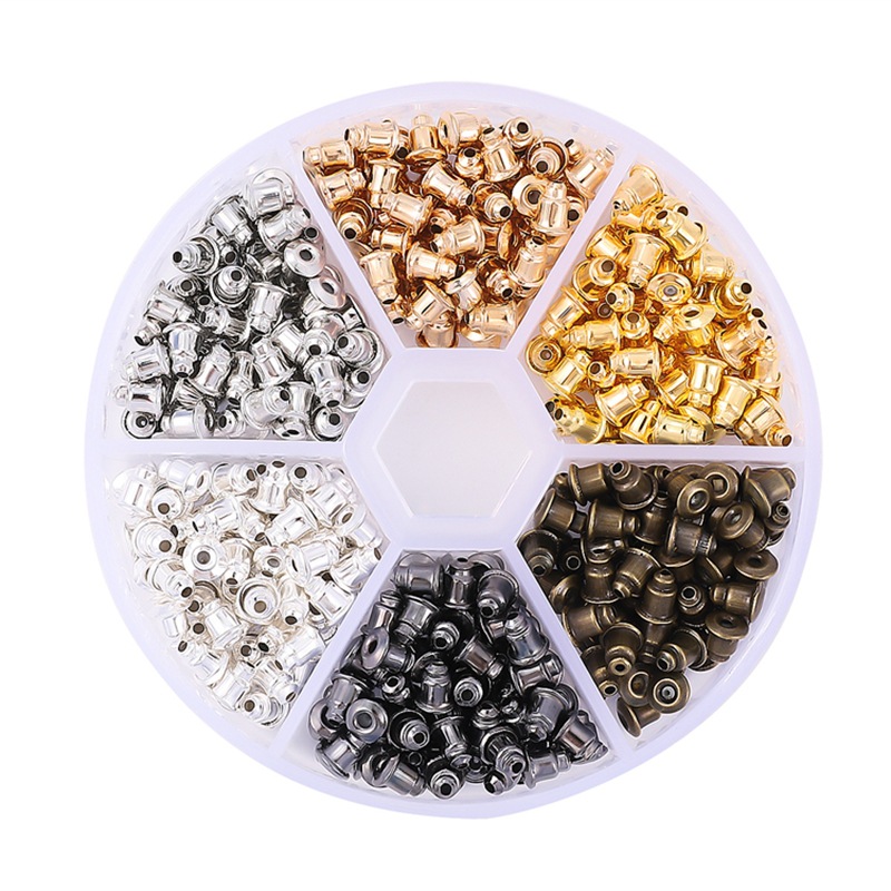 Diy Jewelry Accessories Materials for Making 6 Box Boxed Alloy Single Circle Lobster