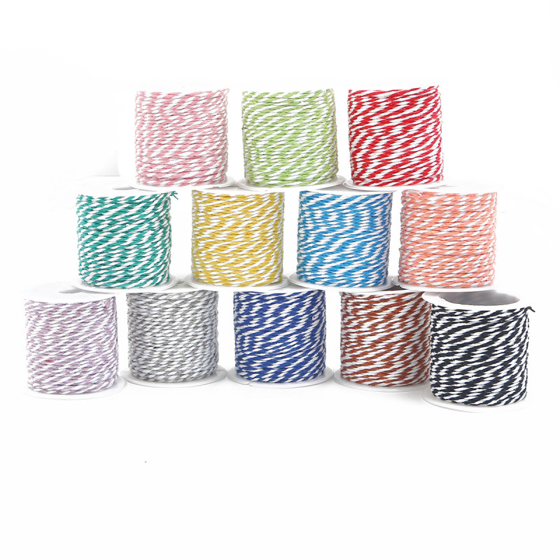 1.5mm Two-color Cotton Rope Holiday Decoration Diy Hand-woven Binding Rice Dumpling