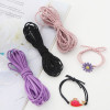 Wavy Bean Flat Striped Rubber Band Diy Handmade Jewelry Accessories Basic Headband Hair