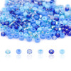 6-box Boxed Mixed Color Glass Rice Beads Handmade Diy Bracelet Necklace Material 6-color