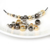 Plastic Ccb Large Hole Round Beads Handmade Diy Bracelet Material Spacer Making Necklace