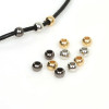 Plastic Ccb Large Hole Round Beads Handmade Diy Bracelet Material Spacer Making Necklace