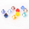 3mm Rhombus Crystal Beads Loose Diy Handmade Pointed Beading Material Homemade Bracelet