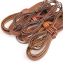 Retro Square Diy Imitation Leather Rope Cowhide Necklace Handmade Jewelry Accessories