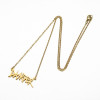 Art Letter Clavicle Chain Gothic Angel Princess Prince Pendant Harajuku Baby Girl
