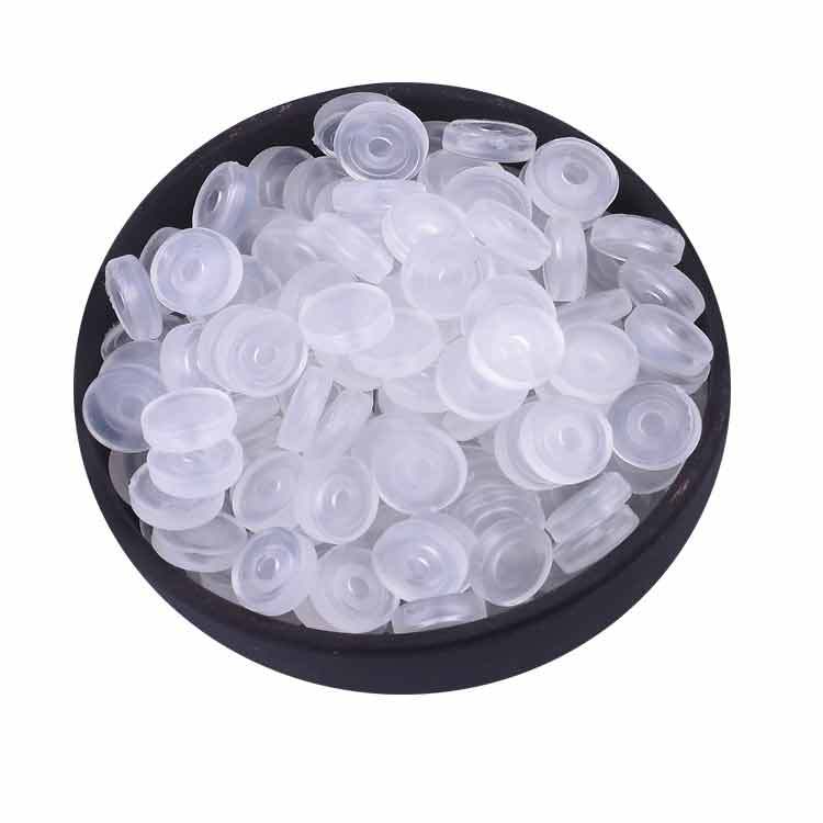 Screw Ear Clip Pads, Transparent Invisible Pain-proof Round Ear Ear Painless Silicone