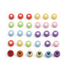 Acrylic Love-shaped Flat Beads Handmade Diy Accessories Bracelet Material Children Early