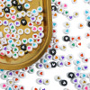Acrylic Love-shaped Flat Beads Handmade Diy Accessories Bracelet Material Children Early
