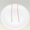 Rose Gold Embossed Necklace Queen's Scepter Lipstick Hanging Chain Radish Iron