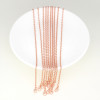 Rose Gold Embossed Necklace Queen's Scepter Lipstick Hanging Chain Radish Iron