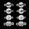 A Variety of White K-color Alloy Magnet Buckles to Connect Diy Handmade Necklace Jewelry