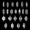 A Variety of White K-color Alloy Magnet Buckles to Connect Diy Handmade Necklace Jewelry