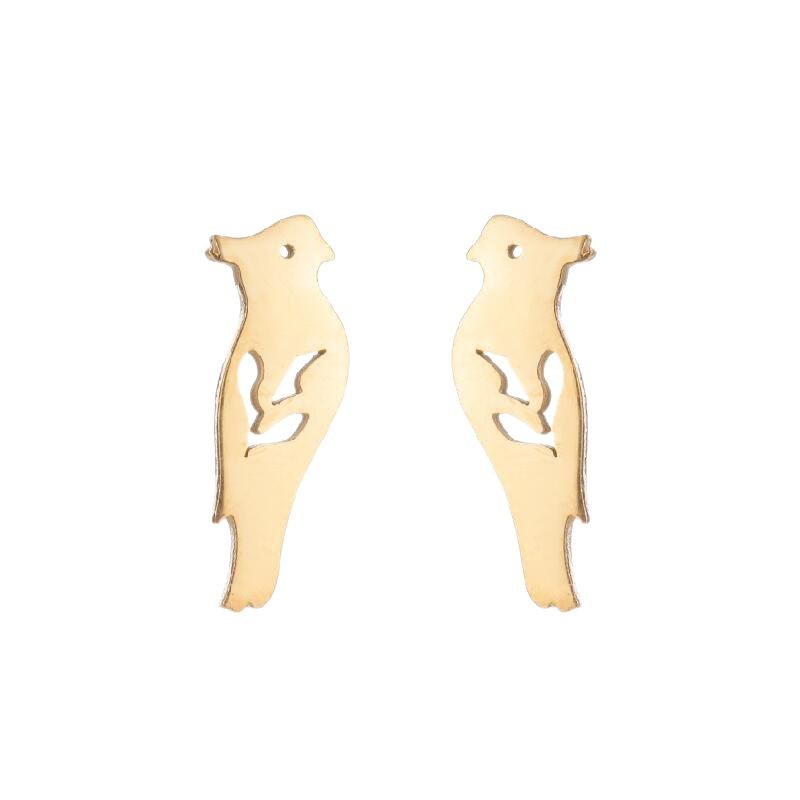 European and American New Small Earrings for Women, Simple Animal Bee Dolphin