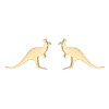 Amazon's New Earrings, Fashionable Electroplated Simple Cat Dolphin Bat Temperament Ear