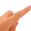 Strong Color Retention, 18k Gold-coated, Silver-coated Semi-hard Wire, No Peeling