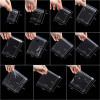 Diy Jewelry Earrings Bracelet Necklace Packaging Bag Pvc Translucent Ziplock Bag Hanging