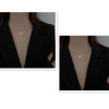Love Necklace Women's Ins Clavicle Chain Does Not Fade Harajuku Style Simple and
