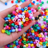 Acrylic Transparent Series Bucket Beads Amazon Hot Selling African Dreadlocks Large Hole
