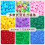 Acrylic Transparent Series Bucket Beads Amazon Hot Selling African Dreadlocks Large Hole