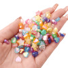 Handmade Beaded Diy Accessories Transparent Color Plated Ab Five-pointed Stars Love Heart