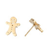 2025 New Winter Deer Snowflake Snowman Pumpkin Ghost Bat Earrings Christmas