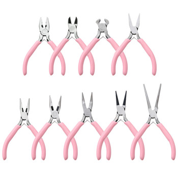 Small Mini Jewelry Handmade Special Pliers Set, Pointed Nose Round Diy Wire Winding