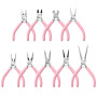 Small Mini Jewelry Handmade Special Pliers Set, Pointed Nose Round Diy Wire Winding