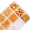 Jewelry Material Package Diy Accessories 15 Grid Boxed Ear Hook Single Circle