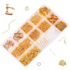 Jewelry Material Package Diy Accessories 15 Grid Boxed Ear Hook Single Circle