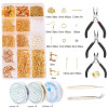 Jewelry Material Package Diy Accessories 15 Grid Boxed Ear Hook Single Circle